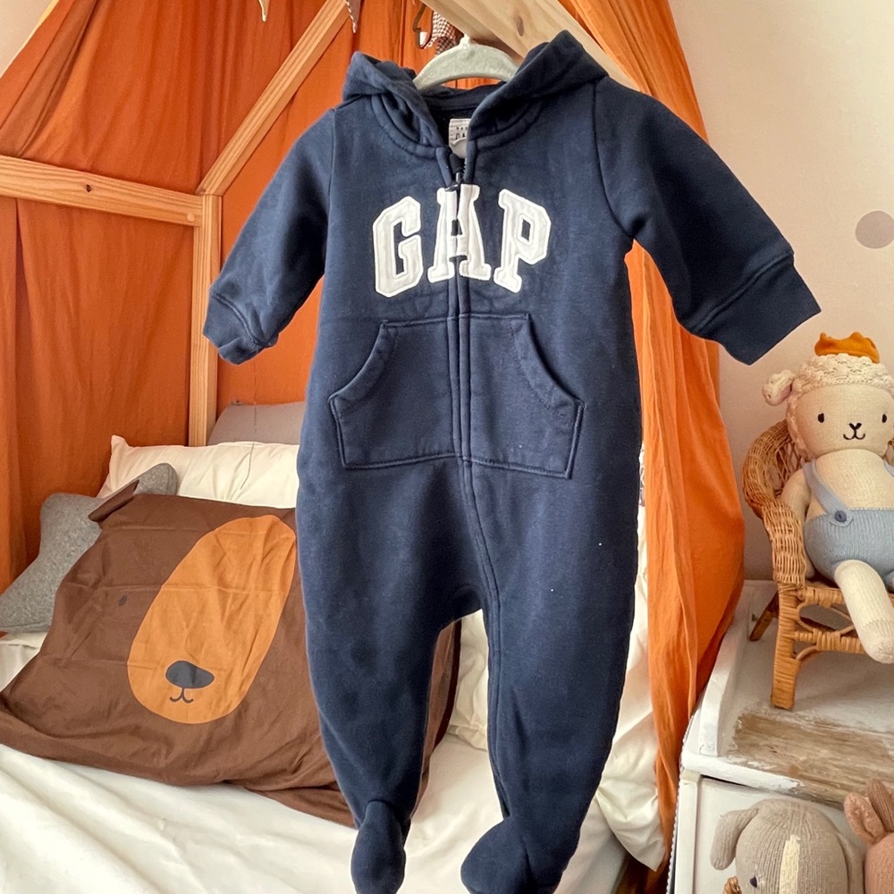 Baby Gap newborn footed one piece for fall